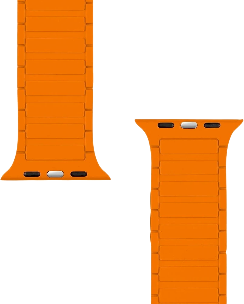 Tactical MagBand apyrankė skirta Apple Watch 42/44/45/49 pilkai oranžinės spalvos
