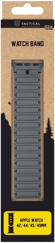 Tactical MagBand apyrankė skirta Apple Watch 42/44/45/49 pilkai oranžinės spalvos