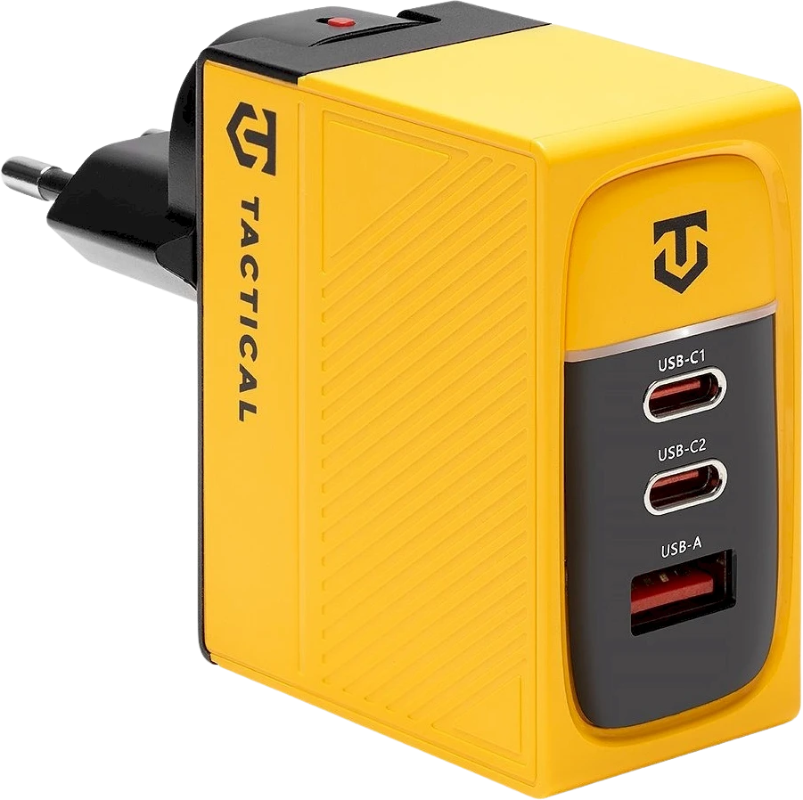 Tactical Nett Warrior GaN 100W įkroviklis geltonos spalvos