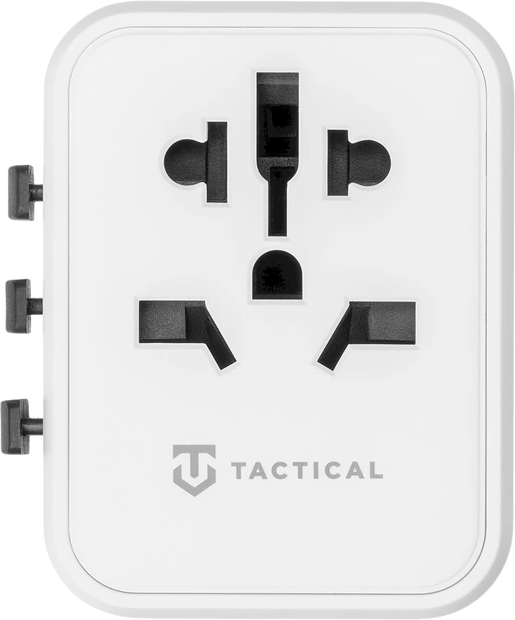 Tactical PTP Kelioninis įkroviklis baltos spalvos