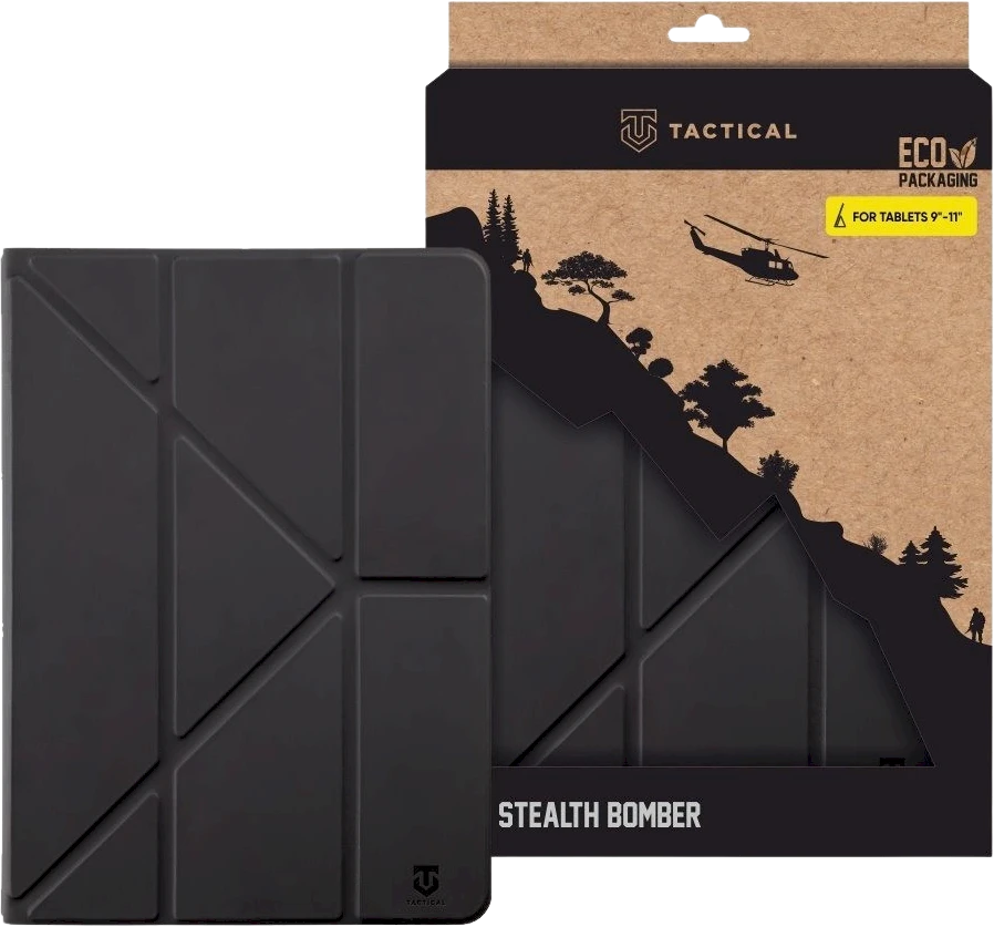 Tactical Stealth Bomber Universal 9′-11′ Tablets dėklas planšetiniam kompiuteriui juodos spalvos