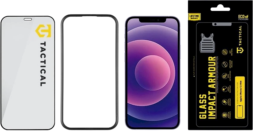 Tactical Apsauginis stiklas Impact Armour skirtas Apple iPhone 12 Mini
