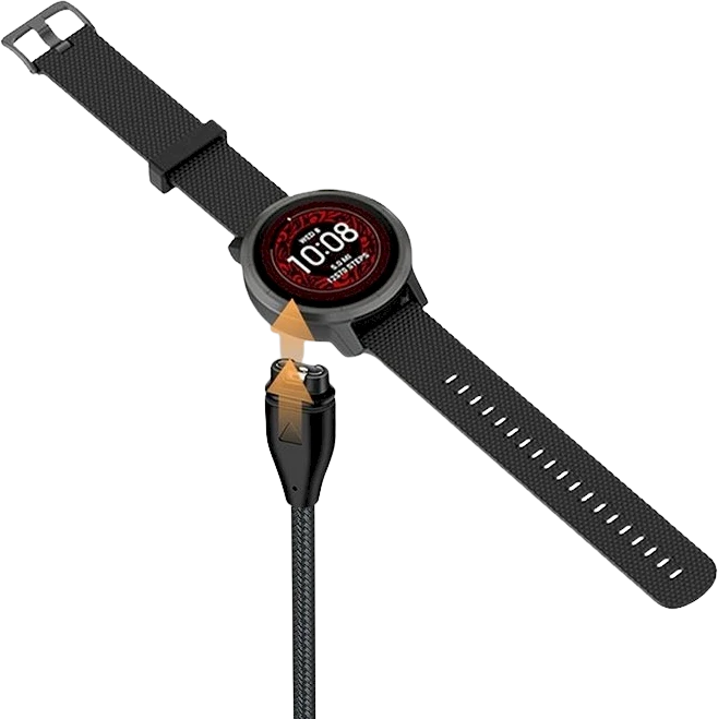 Tactical USB įkrovimo ir duomenų kabelis 2in1 Garmin Fenix 7 + USB-C