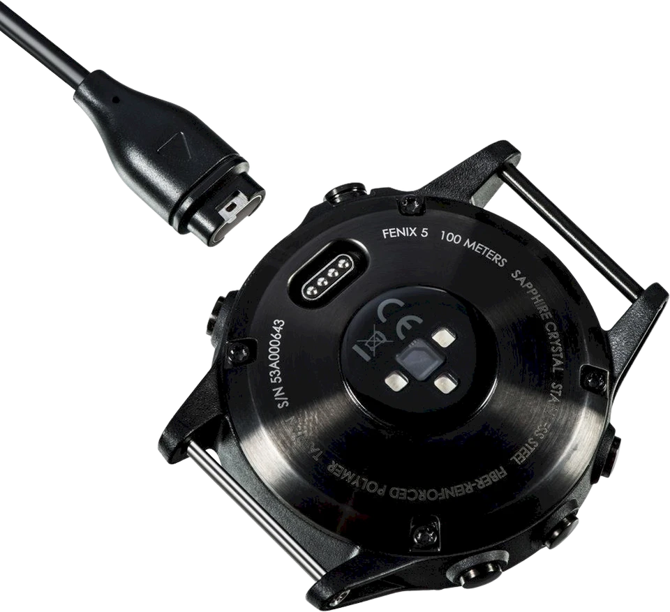 Tactical USB įkrovimo ir duomenų kabelis Garmin Fenix 5/6/7, Approach S60, Vivoactive 3