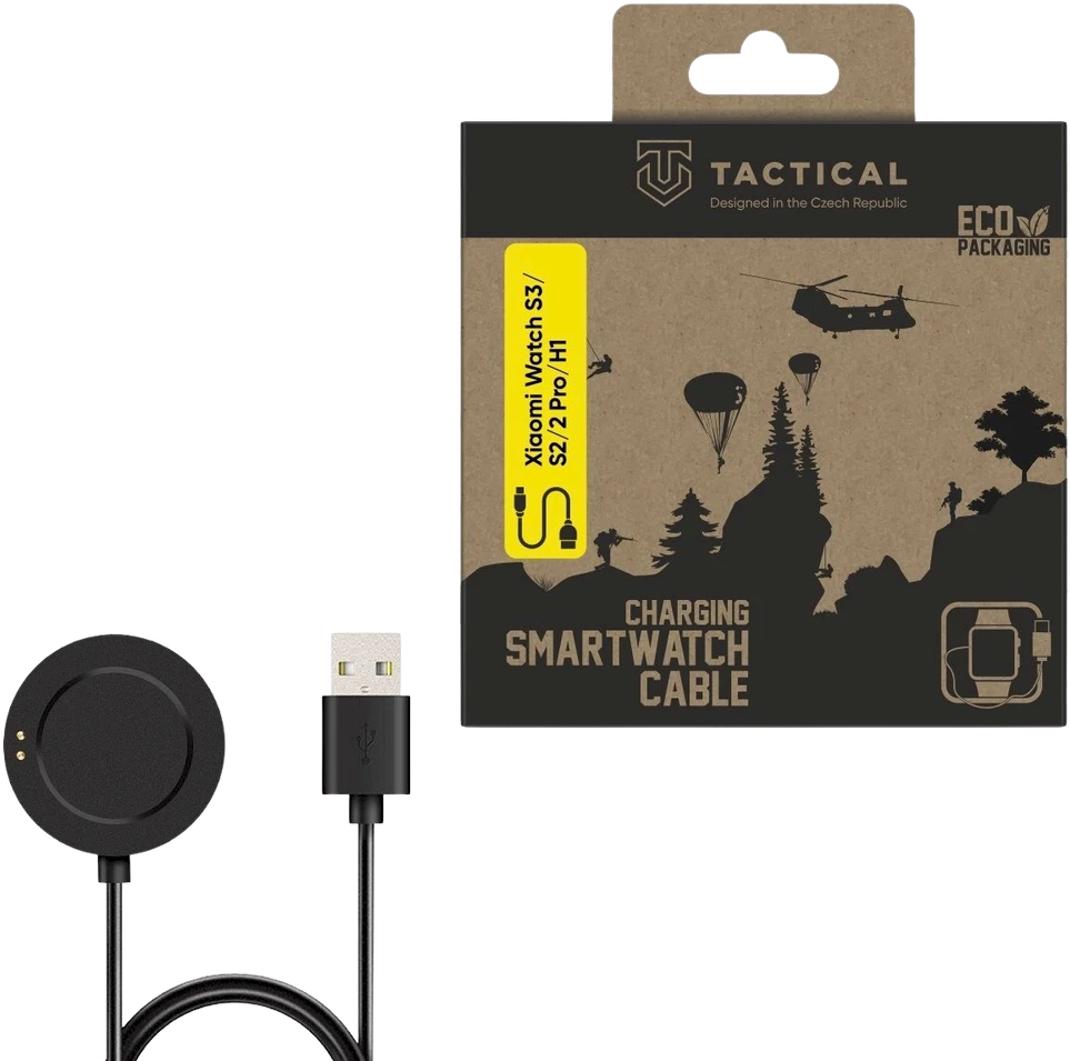 Tactical Taktinis USB įkrovimo laidas, skirtas „Xiaomi Watch S3/S2/2 Pro/H1“