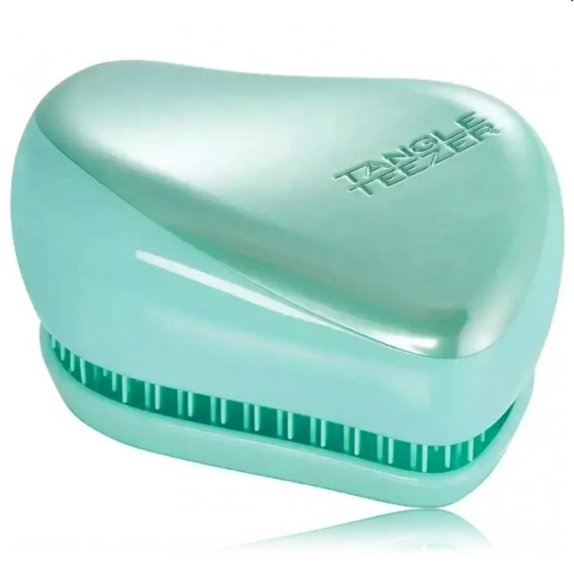 TANGLE TEEZER_Compact Styler Detangling Plaukų šepetys plaukų šepetys Teal Chrome