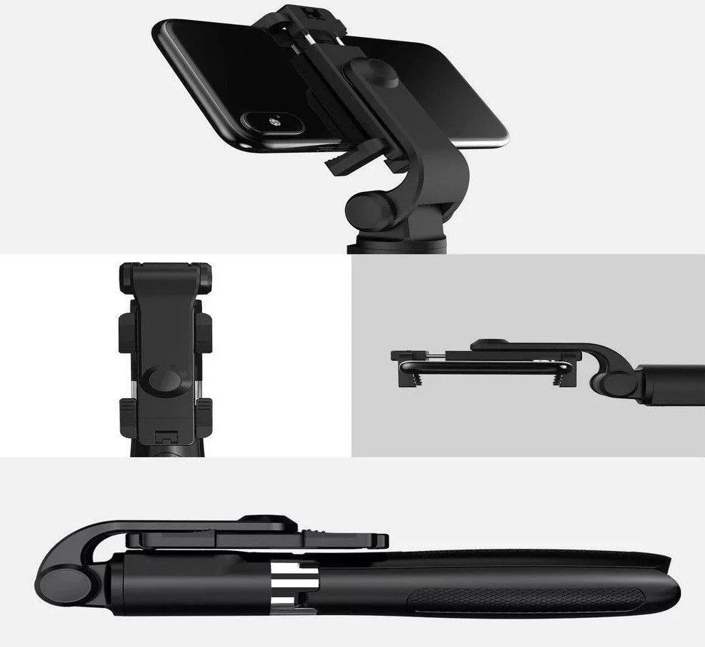 TECH-PROTECT L01S BLUETOOTH SELFIE STICK TRIPOD Juodas