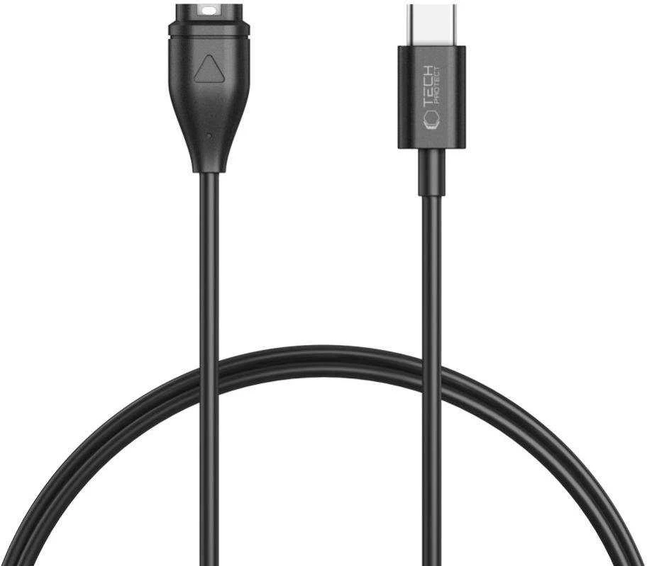 Tech-Protect Ultraboost USB-C Angle Adapteris skirtas Garmin Watch – pilkos spalvos