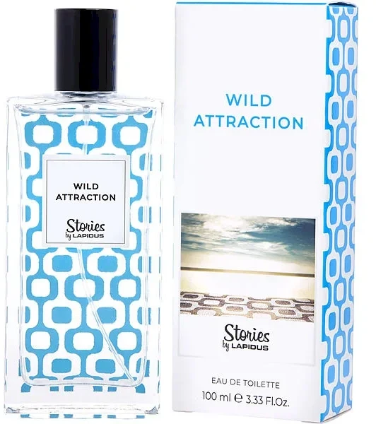 Ted Lapidus Stories Wild Attraction EDT tualetinis vanduo vyrams, 100 ml