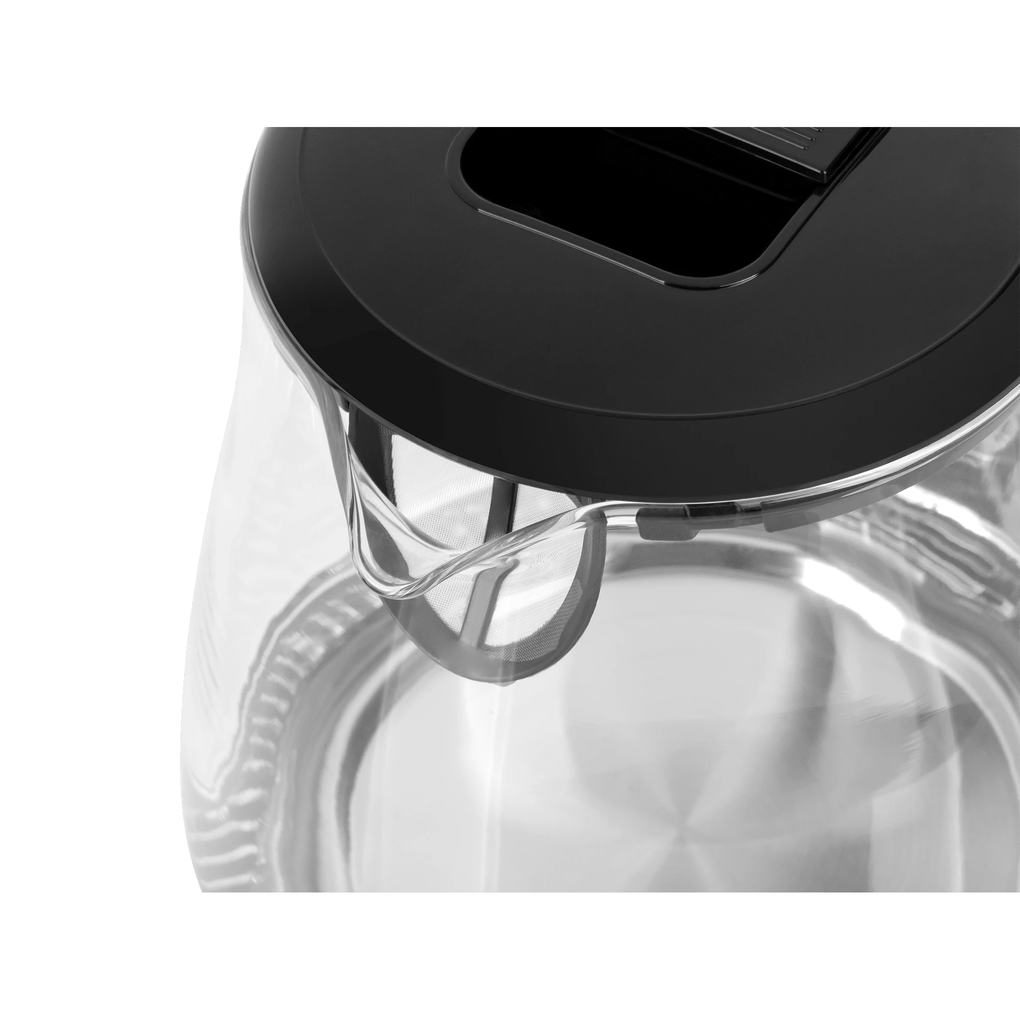 TEESA elektrinis virdulys, stiklinis, 2200 W, juodas, 1.7 L