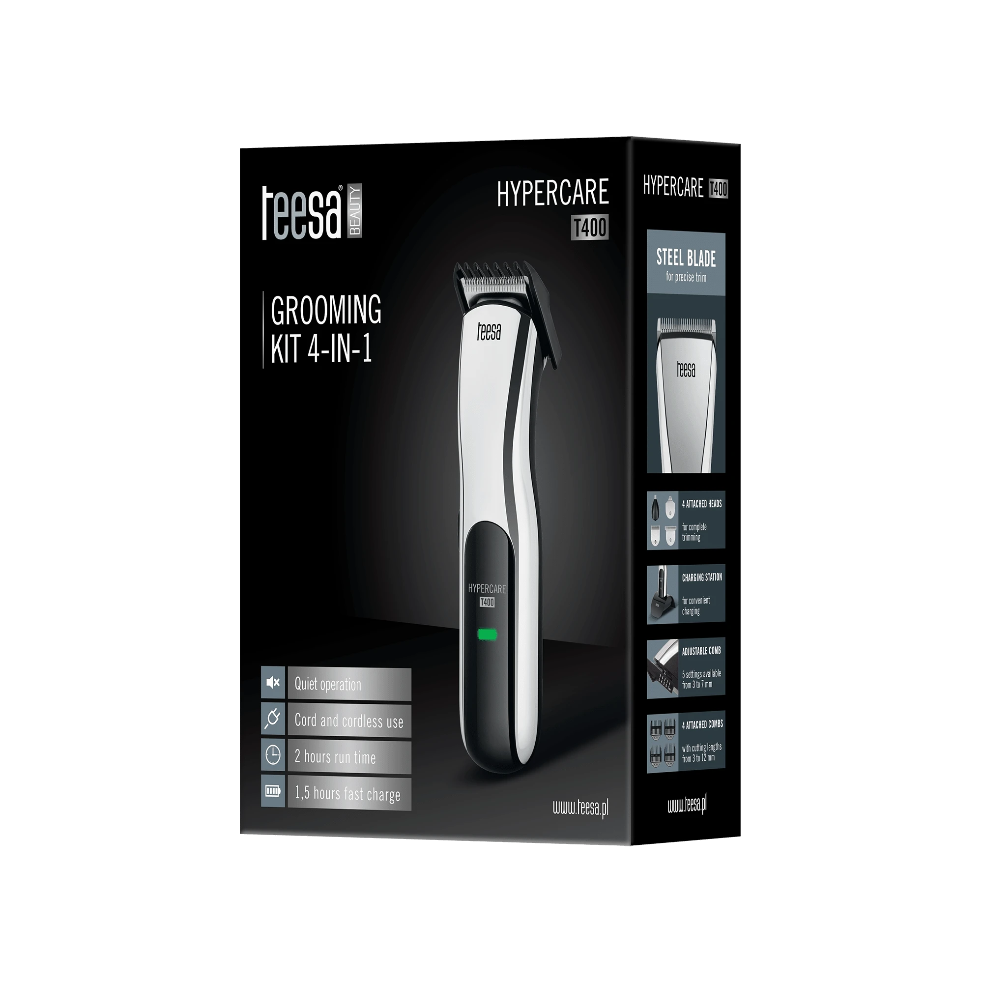 Teesa Belaidis asmens priežiūros rinkinys 4in1 HYPERCARE T400