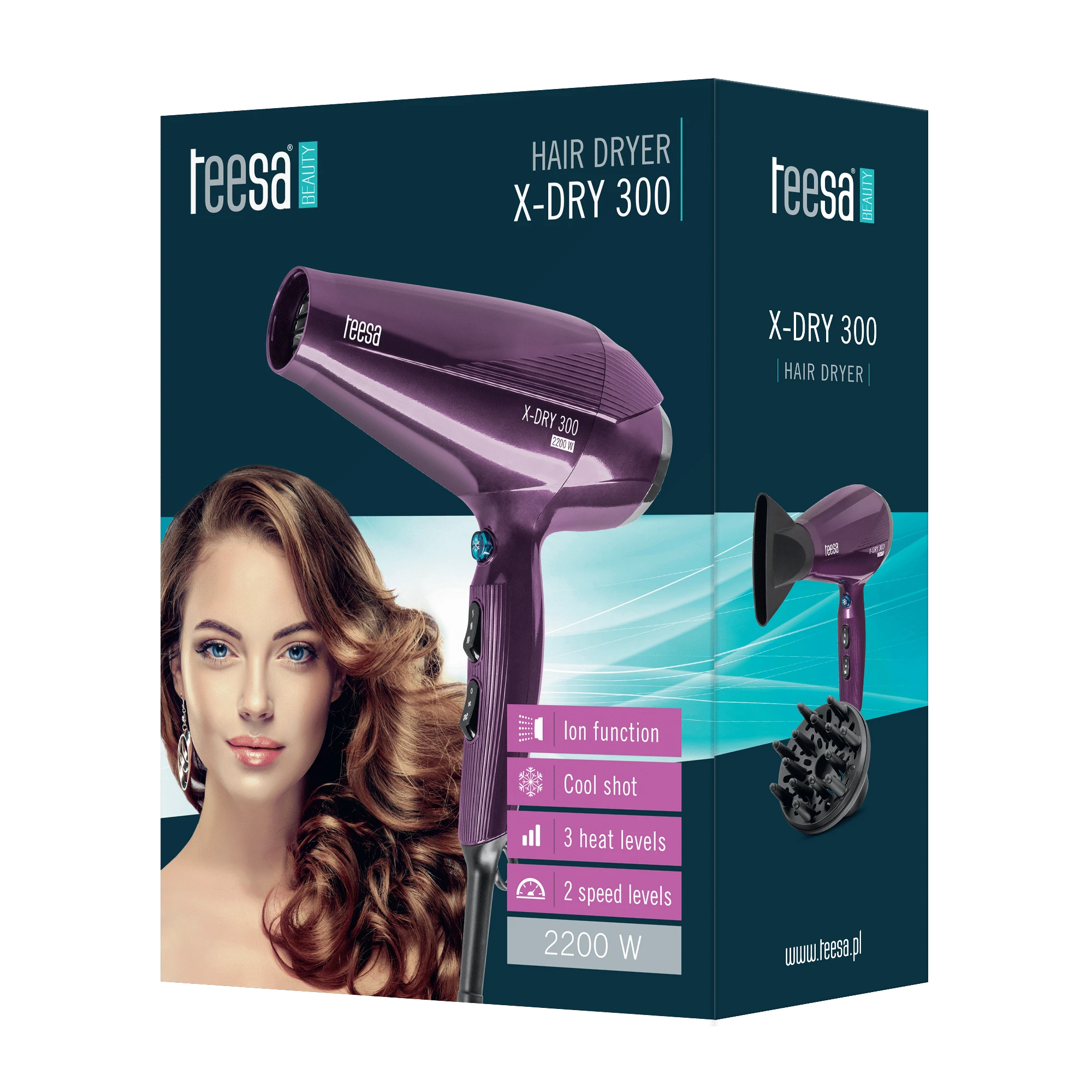 Teesa X-DRY 300 2200W plaukų džiovintuvas