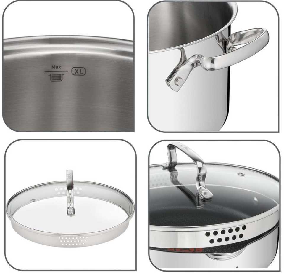Tefal Duetto+ G732SA56 puodų rinkinys 10 pc(s)