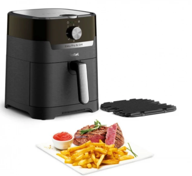 Gruzdintuvė Tefal Easy Fry & Grill Classic EY501815, Juodos spalvos