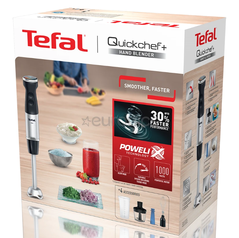 Trintuvas Tefal HB67E830, juodas/nerūdijančiojo plieno