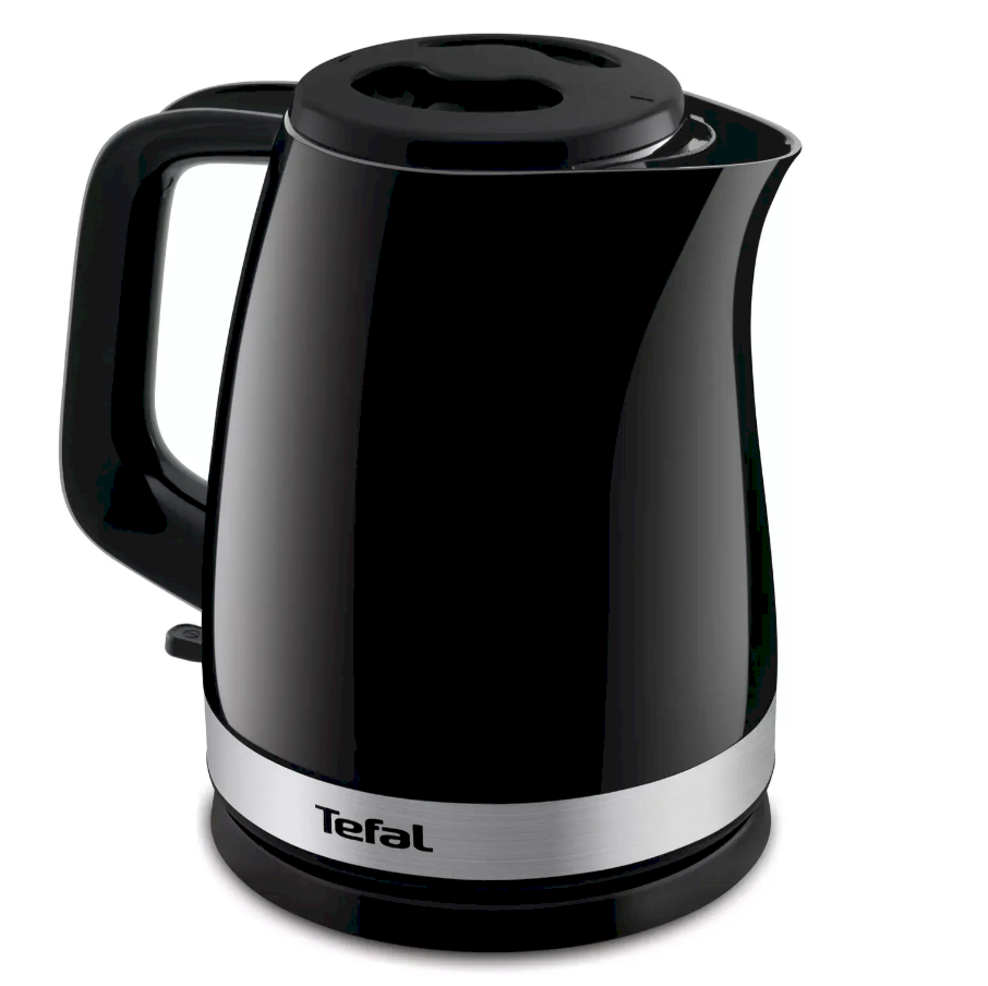 TEFAL | Virdulys | KO150F30 Delfini Vision | Electric | 2400 W | 1.5 L | Plastic | 360° rotational base | Juodas/Nerūdijantis plienas