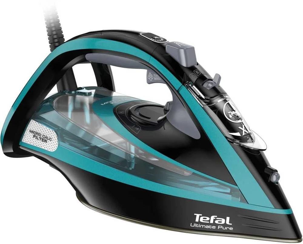 Garų lygintuvas Tefal Ultimate Pure FV9844E0 | 3200 W | Vandens talpa 350 ml