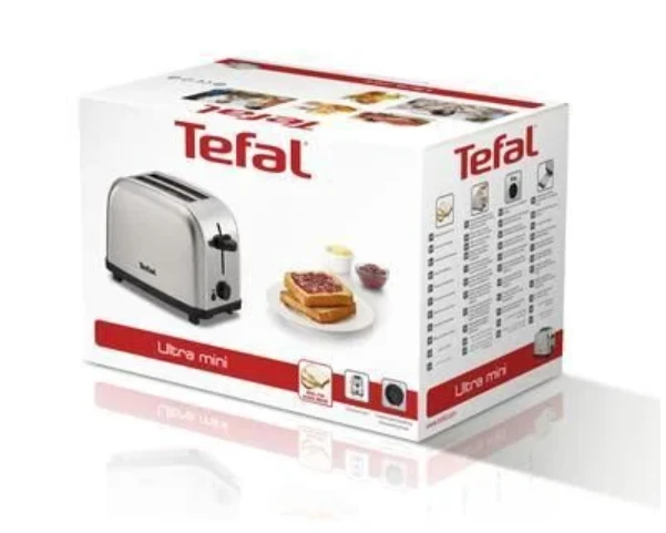 Skrudintuvas Tefal ULTRA MINI 2 slice(s) Nerūdijantis plienas