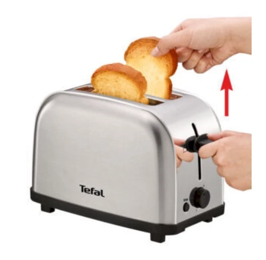 Skrudintuvas Tefal ULTRA MINI 2 slice(s) Nerūdijantis plienas