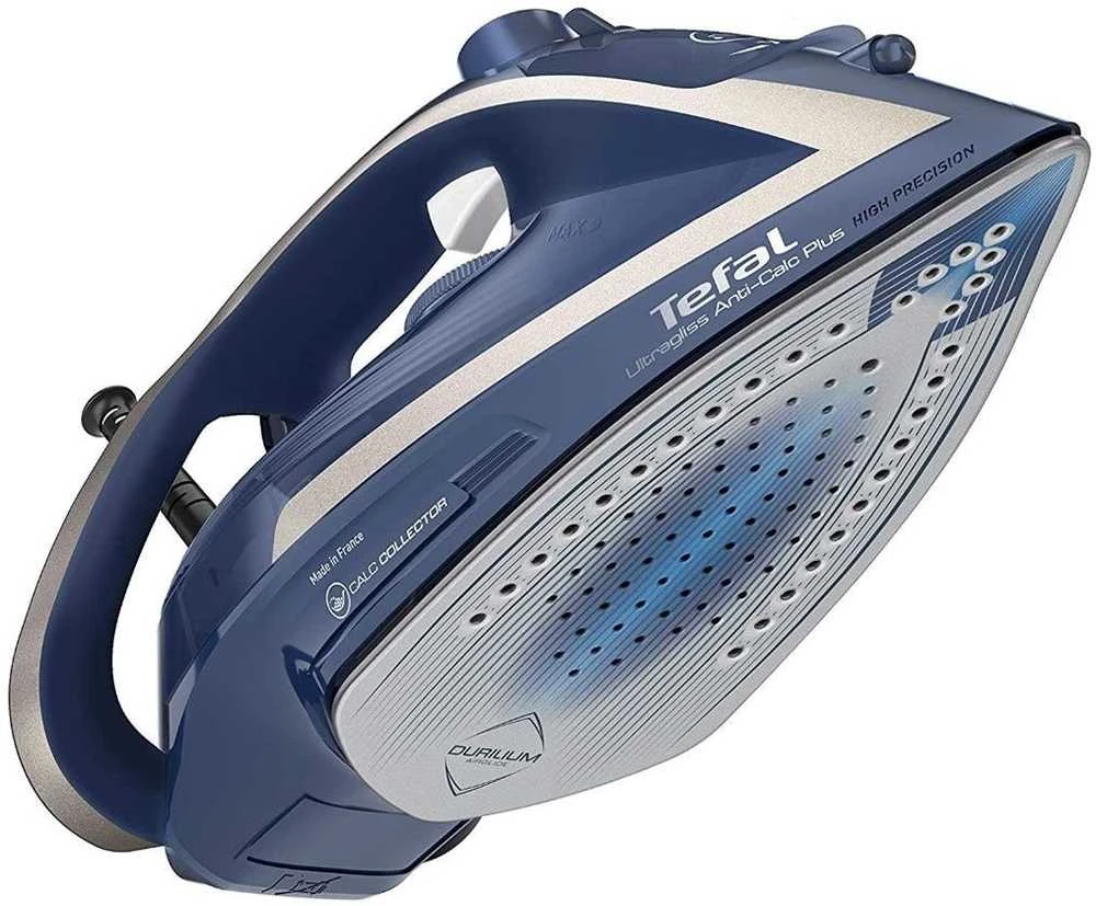 TEFAL | Garų lygintuvas | FV6830E0 | Garų lygintuvas | 2800 W | Vanduo tank capacity 270 ml | Continuous steam 50 g/min | Sidabrinis/Mėlyna