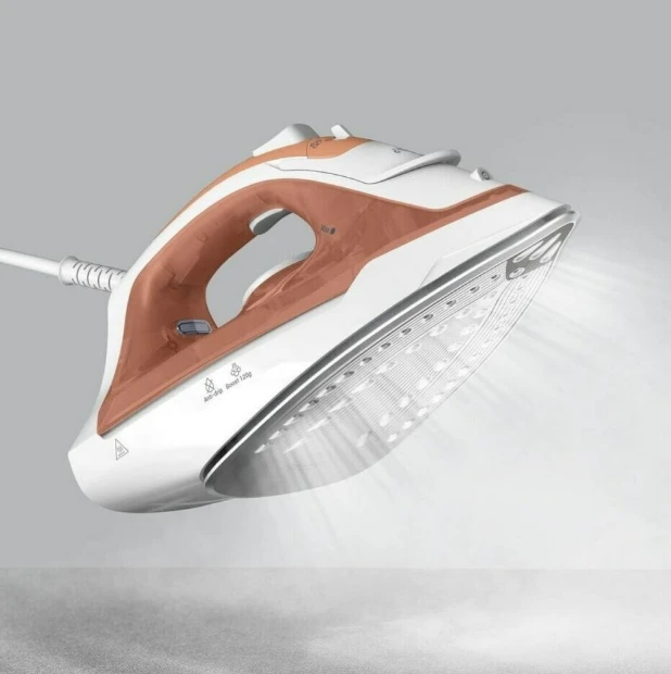 Tefal Virtuo 30 FV2C40E0 iron Dry & Garų lygintuvas Ceramic soleplate 2000 W Peach, Baltas
