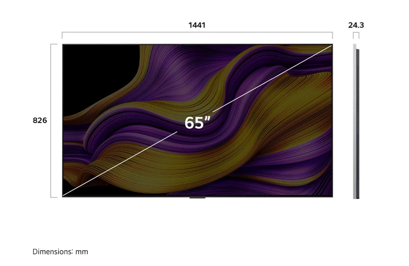 LG OLED65G51LW | 65 | Išmanusis televizorius | webOS 25 | UHD