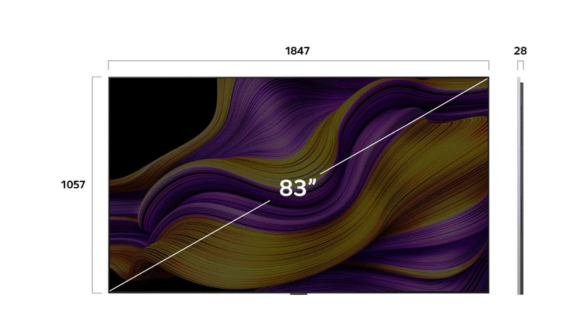 LG OLED83G51LW | 83 | Išmanusis televizorius | webOS 25 | UHD