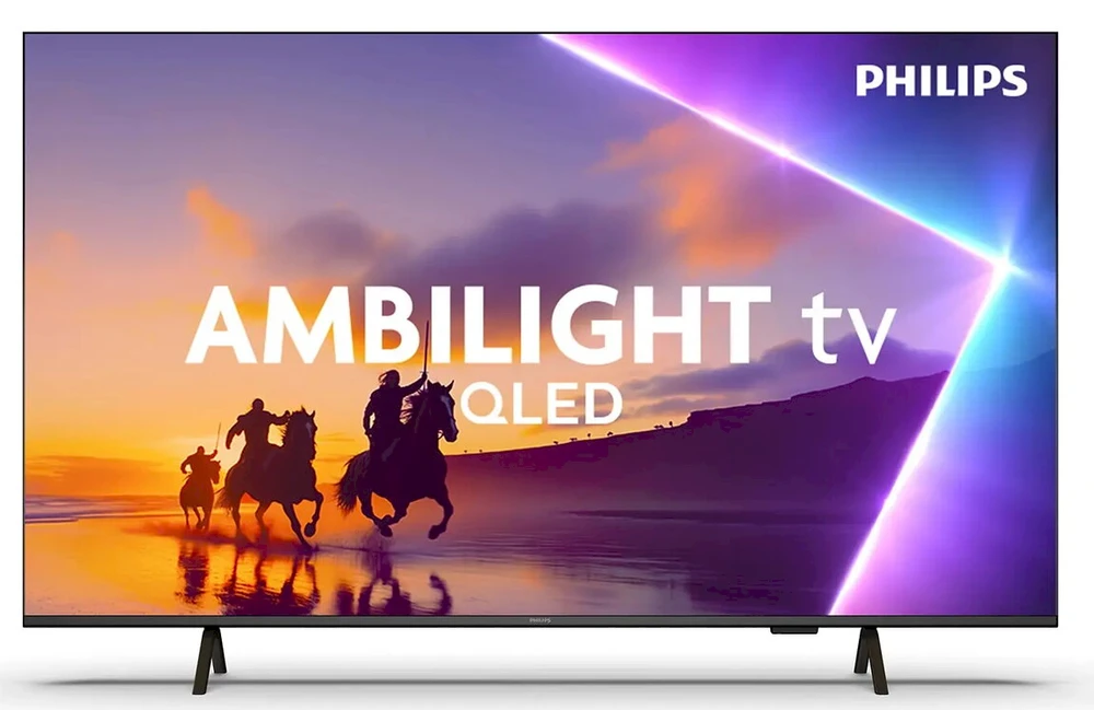 „Philips“ 4K QLED „Ambilight“ televizorius | 43PUS8450/12 | 43 | Išmanusis televizorius | TITAN OS | UHD | Juodas