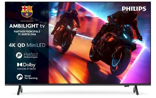 LED televizorius „Philips QD MiniLED“, 4K „Ambilight“, 55MLED920/12