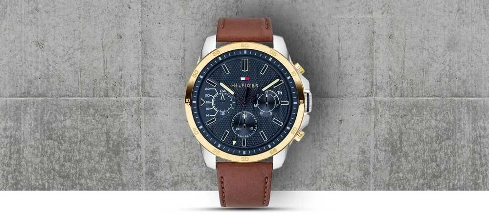 Vyriškas laikrodis TOMMY HILFIGER 1791561 DECKER (zf001b)