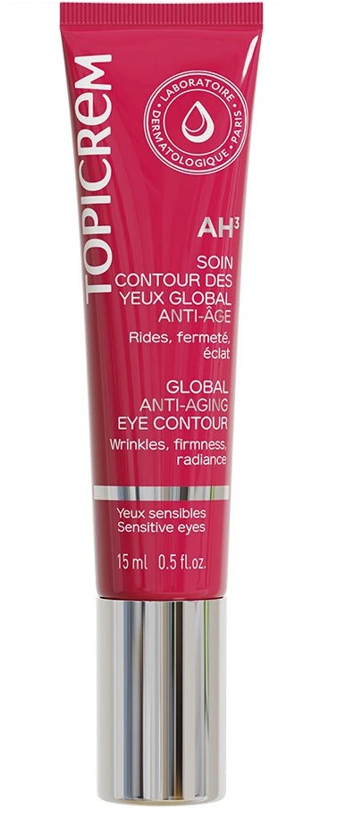 Topicrem AH3 Global Anti-Aging Eye Contour stangrinamasis paakių kremas nuo raukšlių, 15 ml