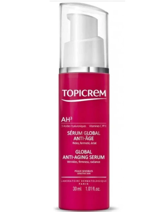 Topicrem AH3 Global Anti-Aging Serum stangrinamasis serumas nuo raukšlių, 30 ml