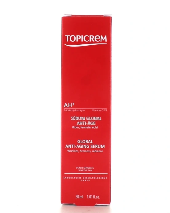Topicrem AH3 Global Anti-Aging Serum stangrinamasis serumas nuo raukšlių, 30 ml