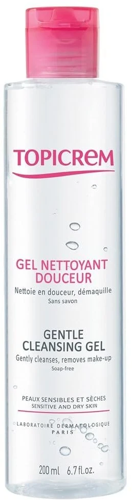 Topicrem Gentle Cleansing Gel Dušo želė unisex, 200 ml