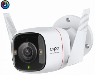 TP-LINK | ColorPro Outdoor Security Wi-Fi kamera | Tapo C325WB | Kulka | 4 MP | F1.0 | IP66 | H.264 | „MicroSD“, iki 512 GB