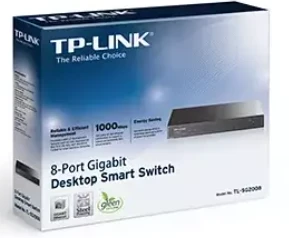 Šakotuvas TP-LINK | „JetStream 8-Port Gigabit Smart Switch“ | TL-SG2008 | Tvarkomas žiniatinklyje | Darbalaukis | Maitinimo tipas Išorinis