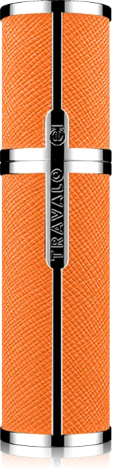 Travalo Milano Oranžinis pildomas kvepalų buteliukas (atomaizeris), 5 ml
