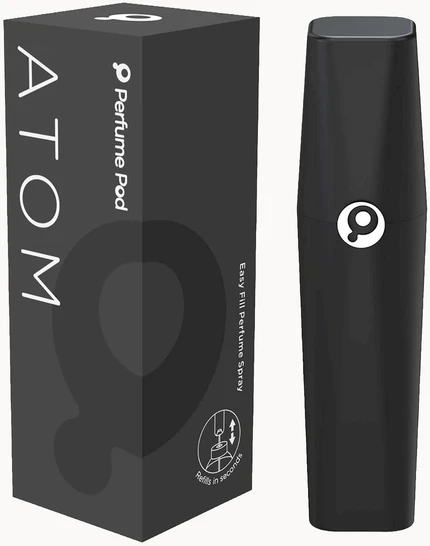Travalo Perfume Pod Atom Juodas pildomas kvepalų buteliukas (atomaizeris), 5 ml