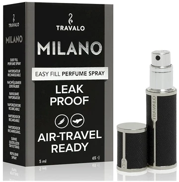 Travalo Perfume Pod Juodas pildomas kvepalų buteliukas (atomaizeris), 5 ml