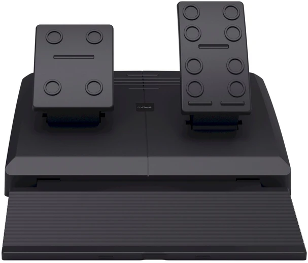 „Trust GXT 289 Movi Juodas“ USB vairas + pedalai, skirti „Nintendo Switch“, „PlayStation 4“, „XBOX One S“, „XBOX One X“, „XBOX Series S“, „XBOX Series X“