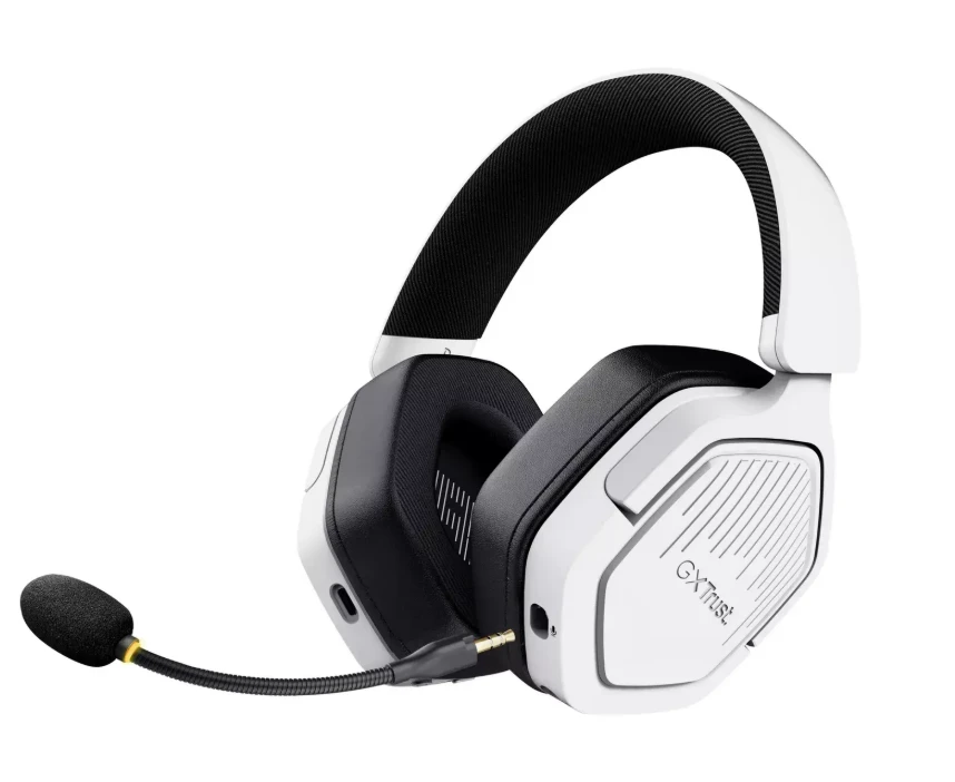 „Trust GXT493W Carus“ belaidės ausinės, baltos