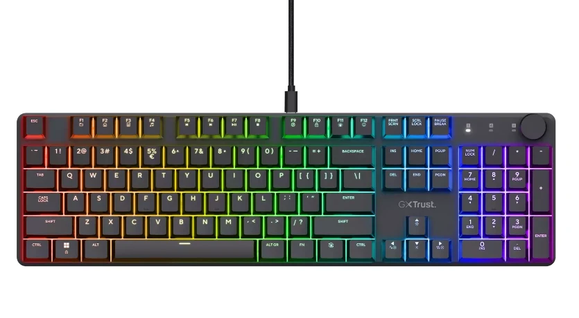 TRUST GXT 866 TORIX RGB mechaninė klaviatūra