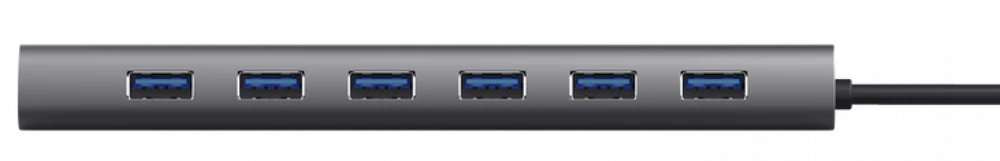 Trust Halyx - Type-A 5000 Mbit/s 7 Port USB 3.2 Gen1 Hub (sidabrinis)