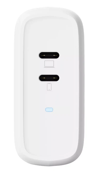 TRUST įkroviklis MAXO 65W, 2x USB-C, baltas