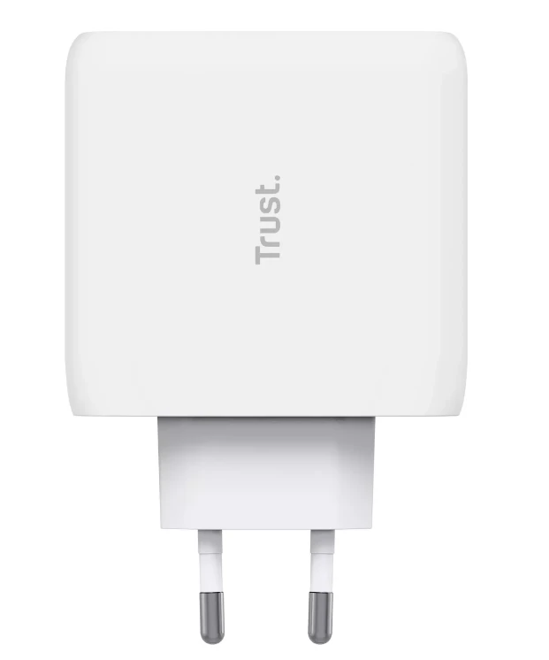 TRUST įkroviklis MAXO 65W, 2x USB-C, baltas