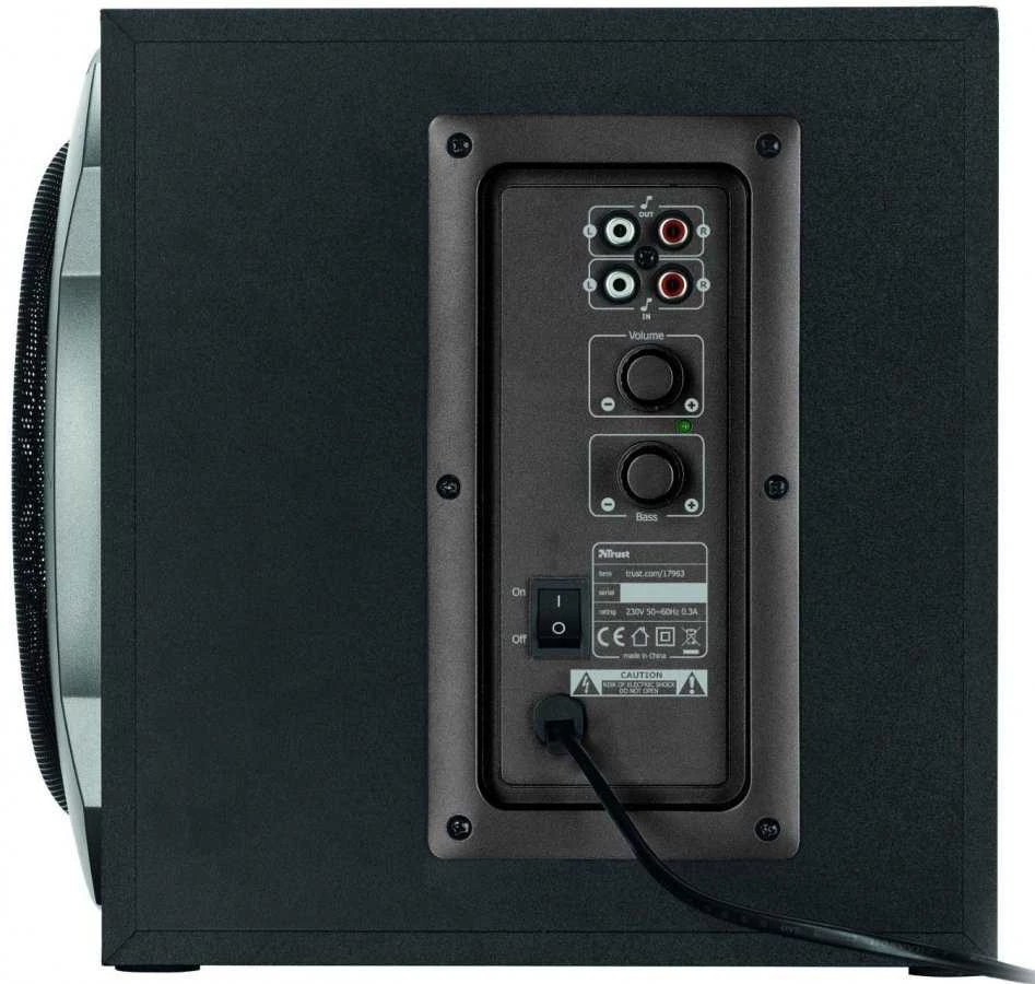Kompiuterio kolonėlės Kolonėlės Trust Tytan 2.1 Subwoofer Juod