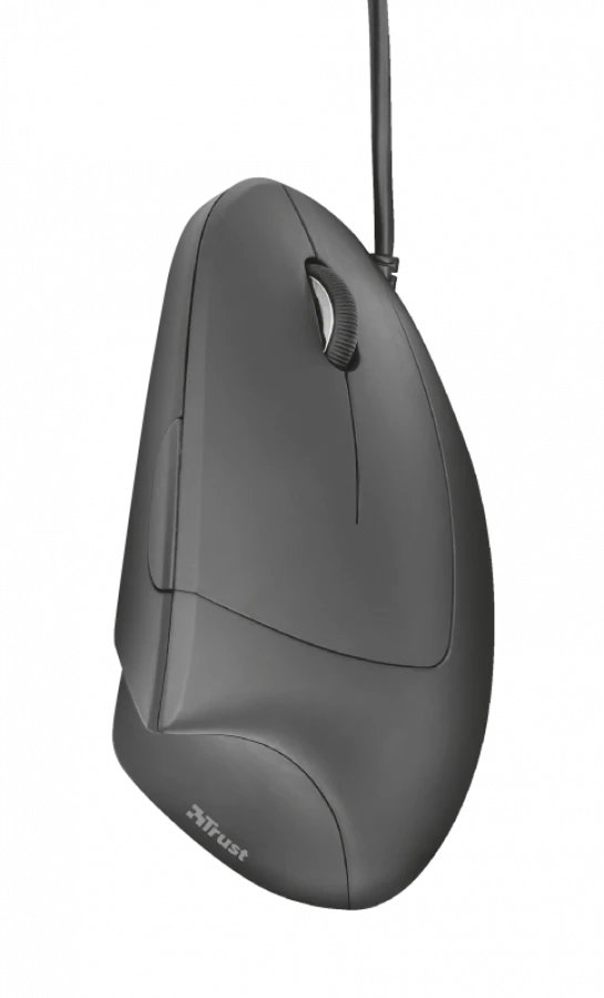 Kompiuterio pelė Trust USB Verto, ergonomiška, juodos spalvos