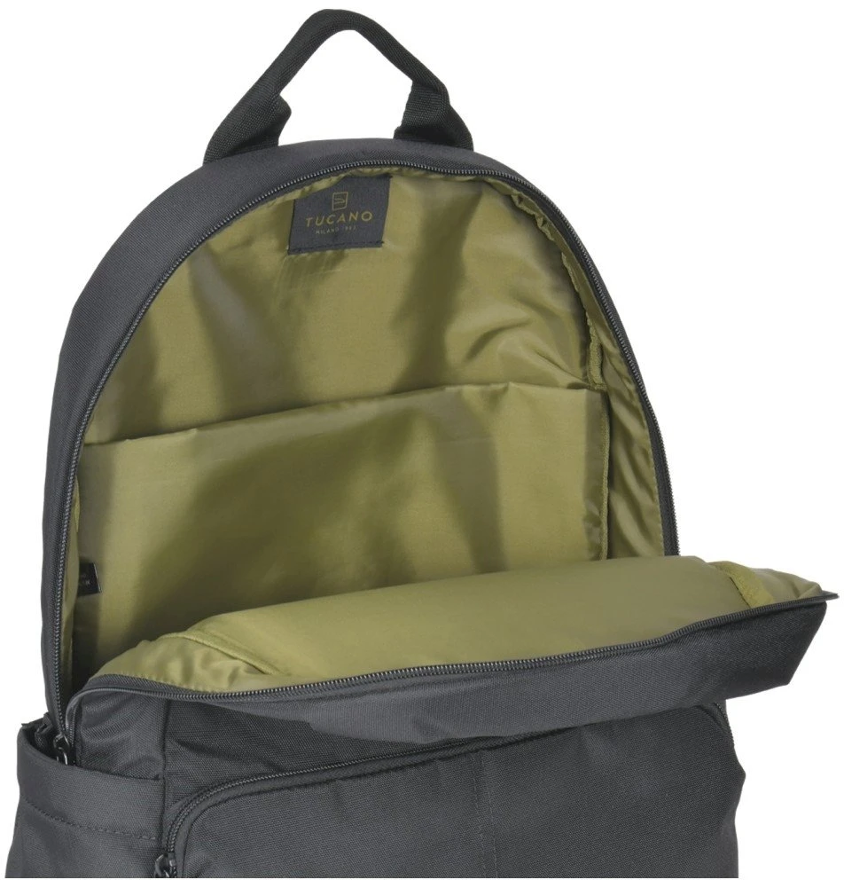 Nešiojamas kompiuteris backpack Tucano Baldo for laptop 15.6″/MacBook Pro 16″ juodos spalvos
