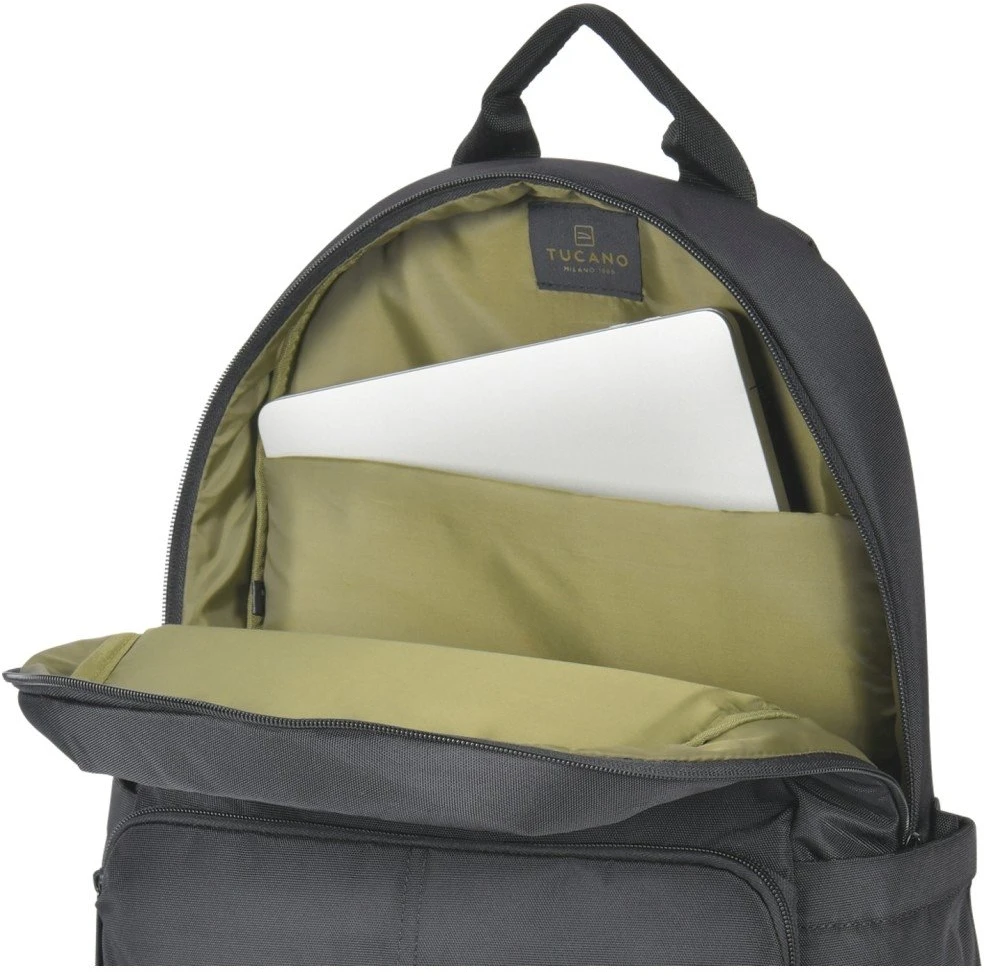 Nešiojamas kompiuteris backpack Tucano Baldo for laptop 15.6″/MacBook Pro 16″ juodos spalvos