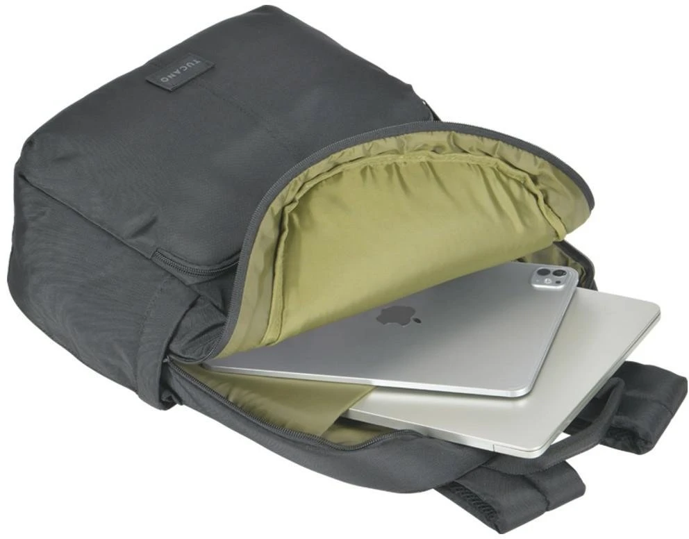 Nešiojamas kompiuteris backpack Tucano Baldo for laptop 15.6″/MacBook Pro 16″ juodos spalvos